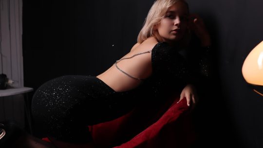 NatashaRogers sexy backless black dress - #6