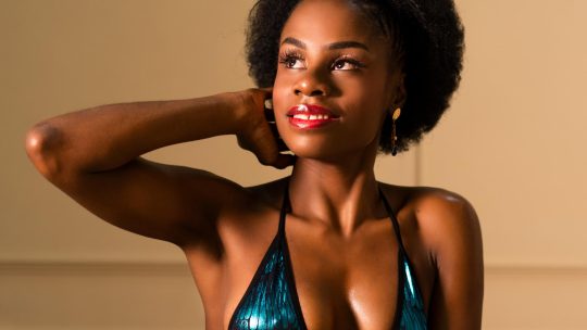 Allure of Camgirl Mia Hopkins with Blue Bikini - #3