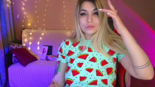 Erotic Cam Girl Sex Show: PrettyBlond's Sensual Climax! cover image