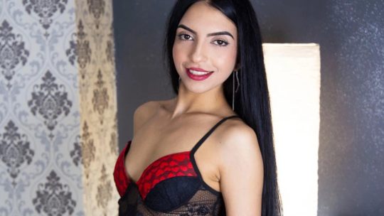 AllWay: Petite CamGirl Reveals Her Irresistible Body in Red Lingerie! - #10