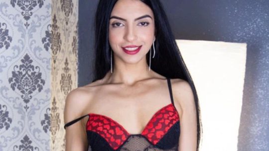 AllWay: Petite CamGirl Reveals Her Irresistible Body in Red Lingerie! - #11