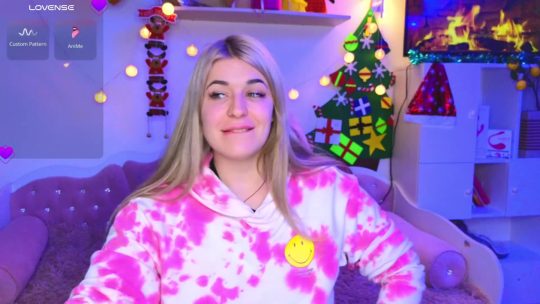 Naughty Christmas with PrettyBlond's CamGirl Show! cover image