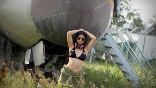 SammyHoffman Sexy Photoshoot with a plane - #1