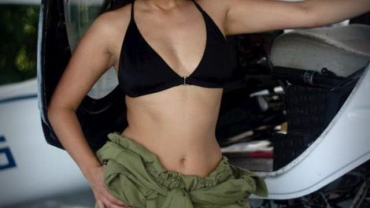 SammyHoffman Sexy Photoshoot with a plane - #2